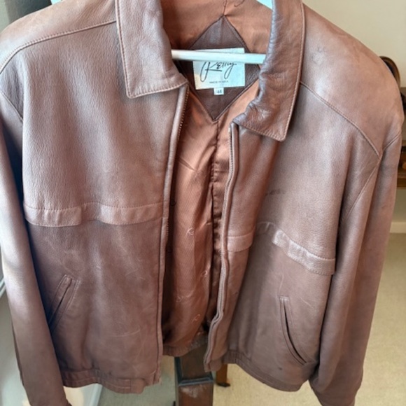 Remy Leather- 44R– Premium Lambskin Quilted Jacket- USA Made- $1100 MSRP - Picture 1 of 10